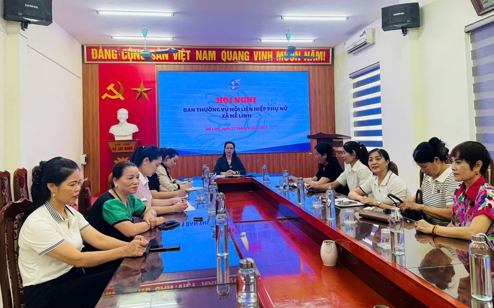 Hội LHPN xã Mê Linh: Vận hành thử nghiệm bộ máy và triển khai nhiệm vụ trọng tâm tháng 7 - ảnh 1