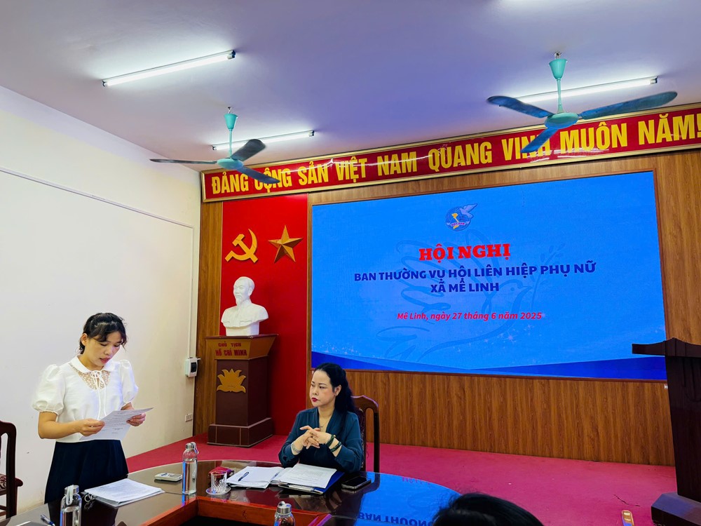 Hội LHPN xã Mê Linh: Vận hành thử nghiệm bộ máy và triển khai nhiệm vụ trọng tâm tháng 7 - ảnh 3