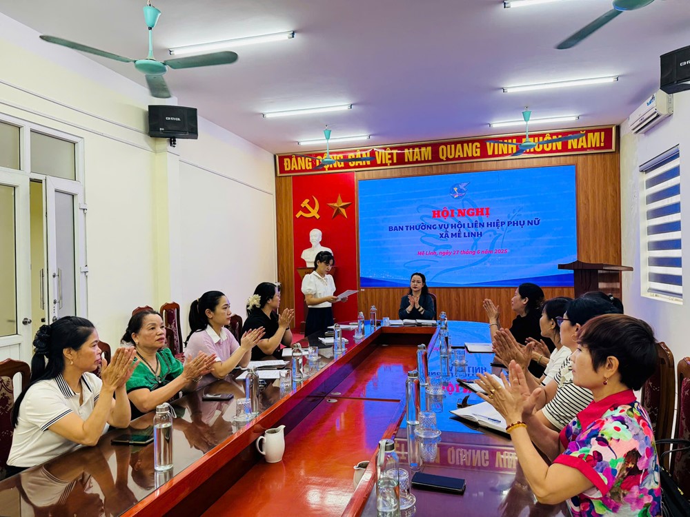 Hội LHPN xã Mê Linh: Vận hành thử nghiệm bộ máy và triển khai nhiệm vụ trọng tâm tháng 7 - ảnh 2