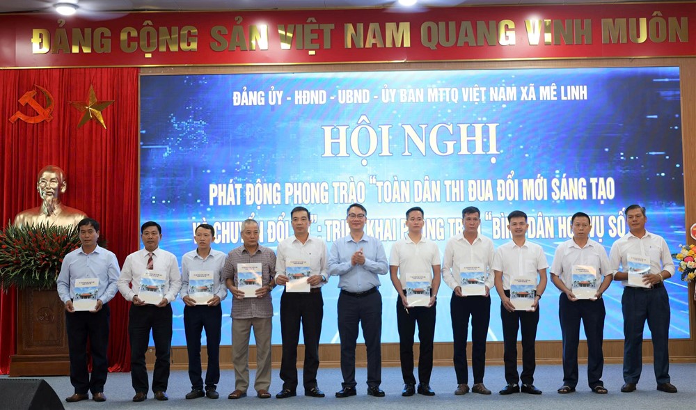 Xã Mê Linh: Phát động phong trào “Toàn dân thi đua đổi mới sáng tạo và chuyển đổi số“ - ảnh 5
