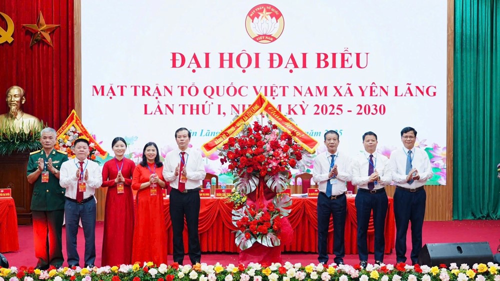 Đại hội MTTQ xã Yên Lãng lần thứ I, nhiệm kỳ 2025-2030 thành công tốt đẹp - ảnh 2