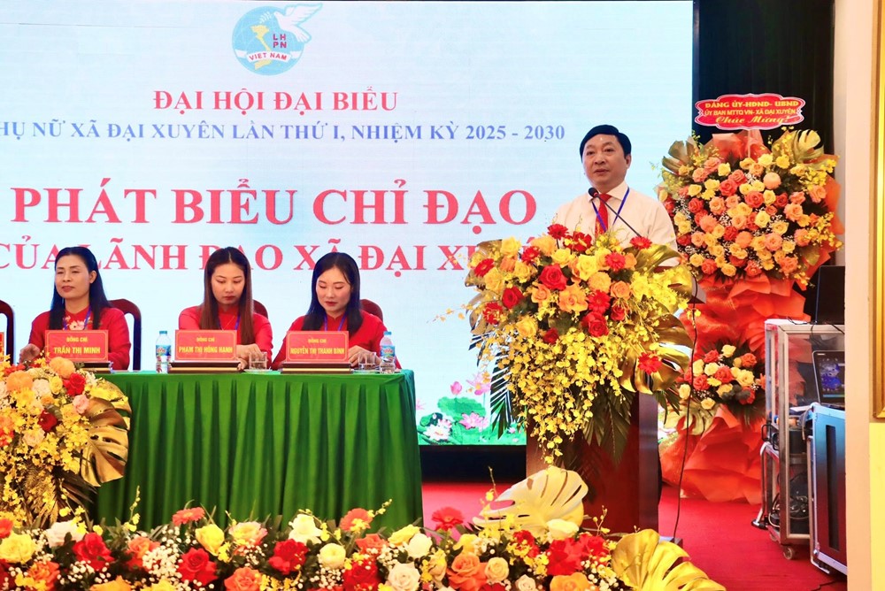 Đại hội đại biểu phụ nữ xã Đại Xuyên lần thứ I: Khẳng định bản lĩnh, lan tỏa khát vọng, kiến tạo tương lai - ảnh 3