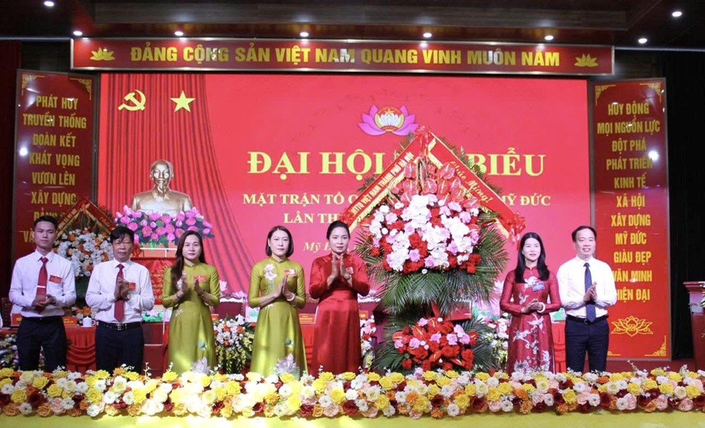 Đại hội Mặt trận Tổ quốc xã Mỹ Đức lần thứ I: Phát huy sức mạnh đại đoàn kết toàn dân tộc - ảnh 1