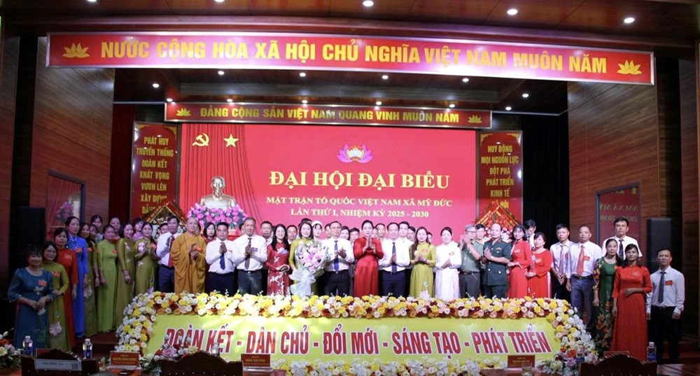 Đại hội Mặt trận Tổ quốc xã Mỹ Đức lần thứ I: Phát huy sức mạnh đại đoàn kết toàn dân tộc - ảnh 4