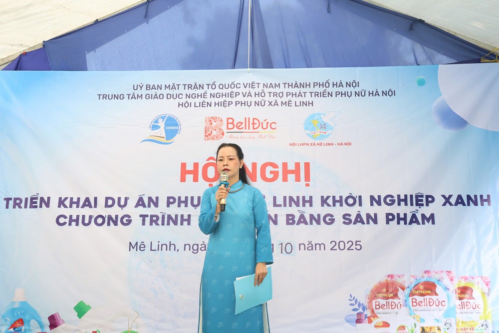 Phụ nữ xã Mê Linh triển khai Dự án “Phụ nữ Mê Linh khởi nghiệp xanh” - ảnh 2