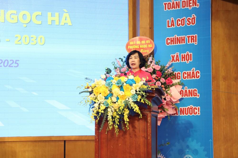 Đại hội Công đoàn phường Ngọc Hà lần thứ I, nhiệm kỳ 2025-2030: “Đoàn kết - Dân chủ - Kỷ cương - Đổi mới - Phát triển” - ảnh 6