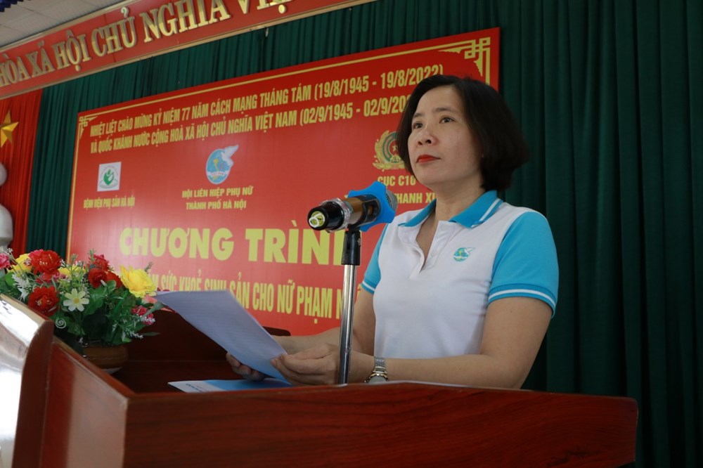 Hội LHPN Hà Nội: Truyền thông kiến thức, khám sức khỏe cho gần 600 nữ phạm nhân - ảnh 1