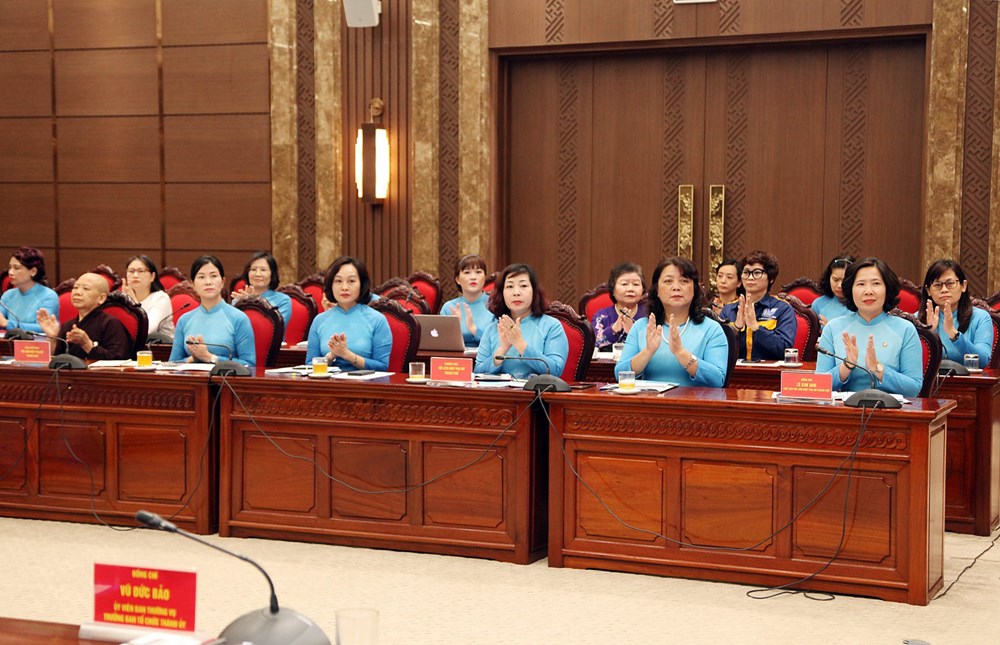 Thành phố ghi nhận, đánh giá cao kết quả phong trào phụ nữ và hoạt động của các cấp Hội LHPN Hà Nội - ảnh 3