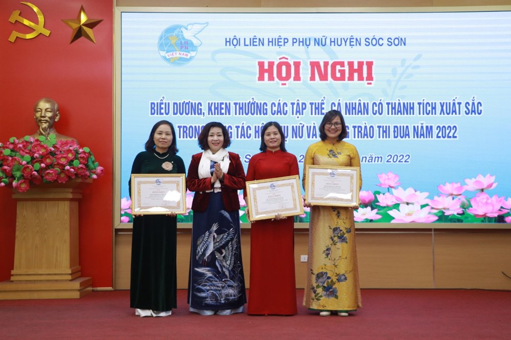 Hội LHPN huyện Sóc Sơn: Một năm hành động hiệu quả vì phụ nữ - ảnh 1