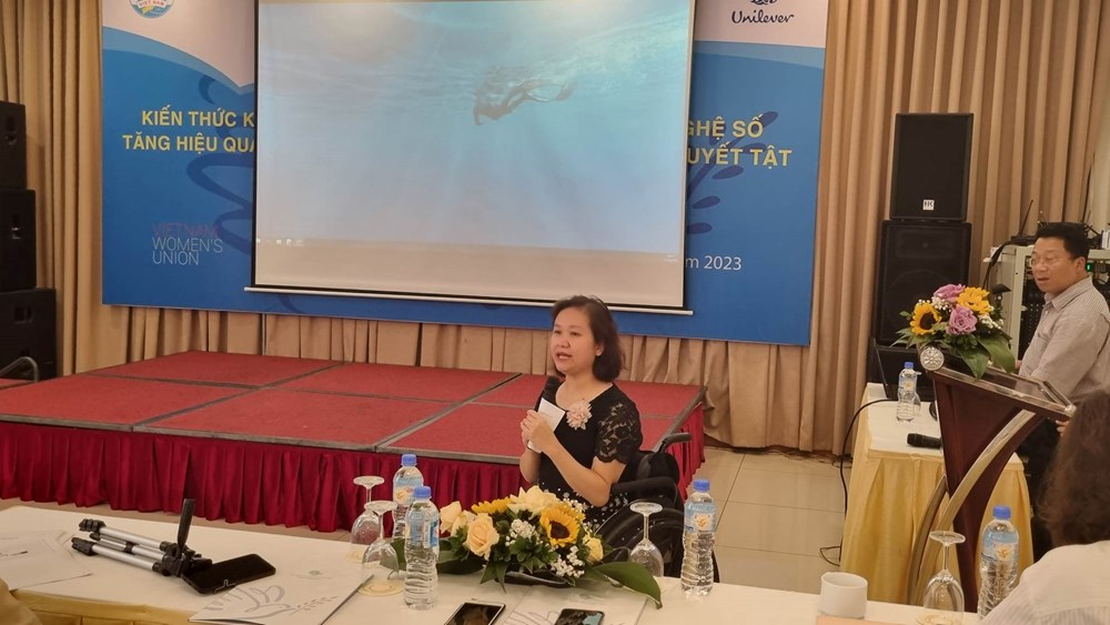 Hội LHPN Việt Nam: Tập huấn ứng dụng công nghệ số tăng hiệu quả kinh doanh trực tuyến cho phụ nữ khuyết tật - ảnh 2