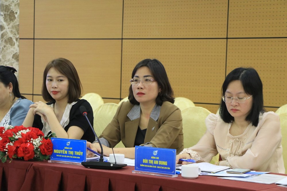 Trao đổi kinh nghiệm triển khai mô hình liên ngành hỗ trợ phòng, chống bạo lực đối với phụ nữ và trẻ em tại Quảng Ninh - ảnh 8