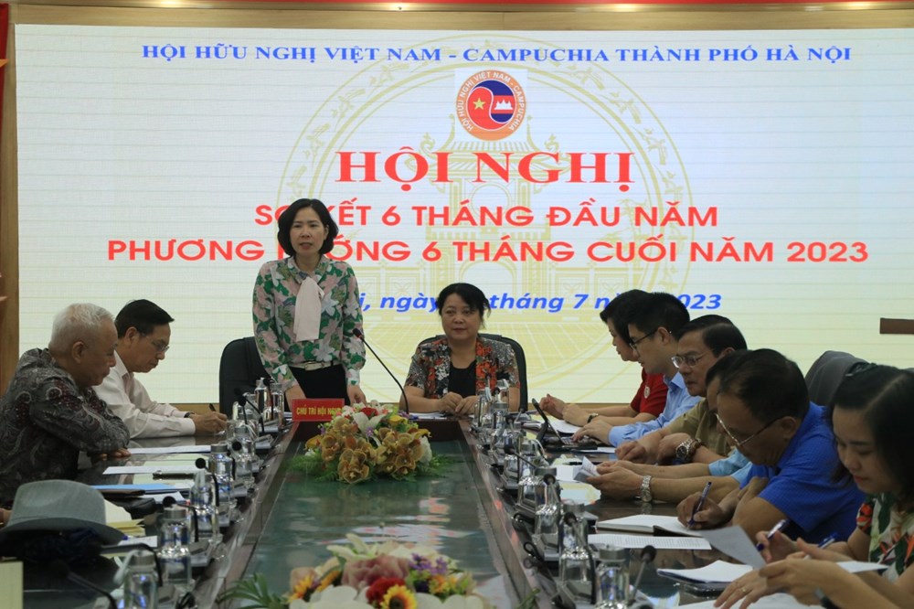 Hội Hữu nghị Việt Nam-Campuchia thành phố Hà Nội: 5  nhiệm vụ trọng tâm 6 tháng cuối năm 2023 - ảnh 1