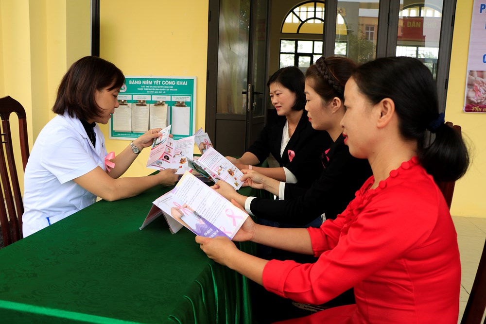 Nâng cao nhận thức cộng đồng về ung thư vú, ung thư cổ tử cung tại xã Viên Nội, Ứng Hòa - ảnh 6
