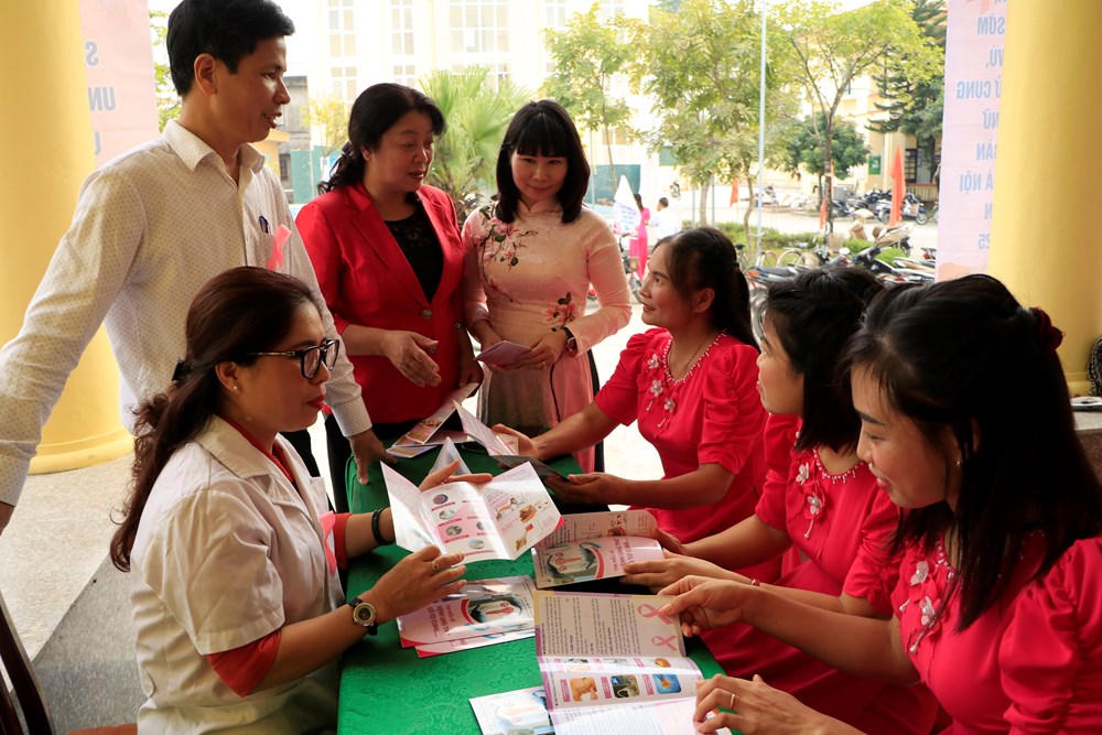 Nâng cao nhận thức cộng đồng về ung thư vú, ung thư cổ tử cung tại xã Viên Nội, Ứng Hòa - ảnh 4