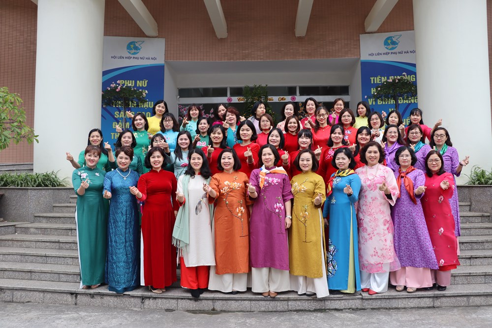 Các cấp Hội LHPN Hà Nội: Tự hào tôn vinh áo dài trong “Tuần lễ áo dài” năm 2024 - ảnh 1