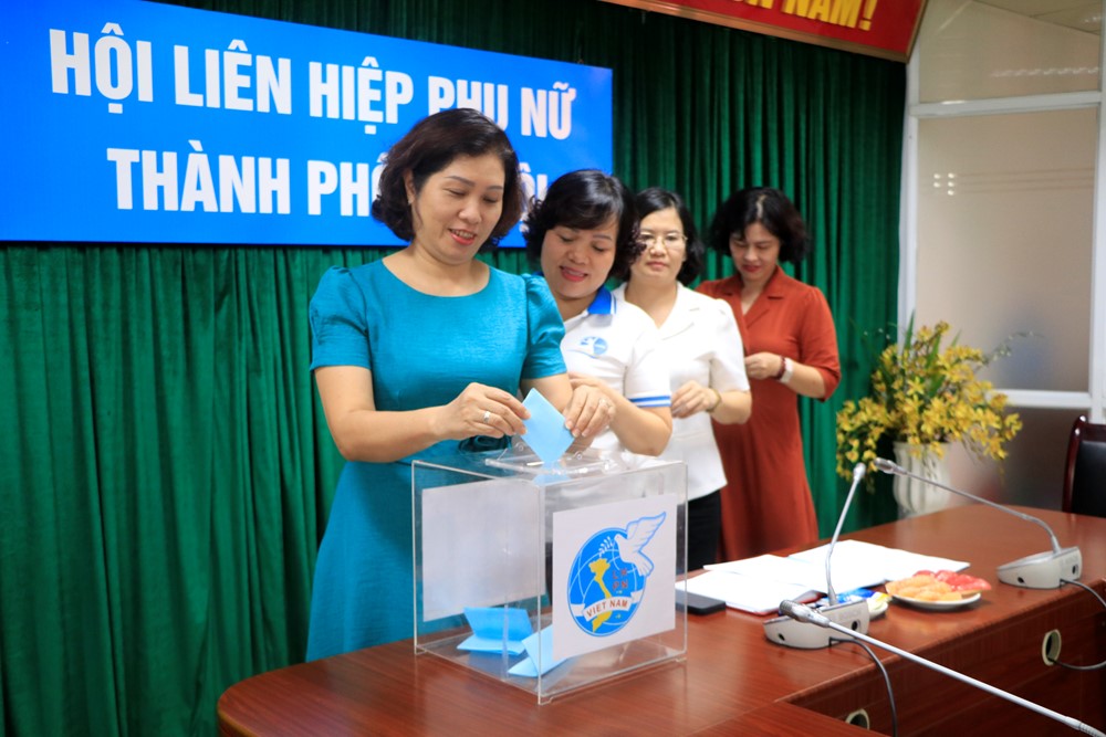 Đảng ủy cơ quan Hội LHPN Hà Nội: Kiện toàn chức danh Bí thư và Phó Bí thư Đảng ủy - ảnh 3