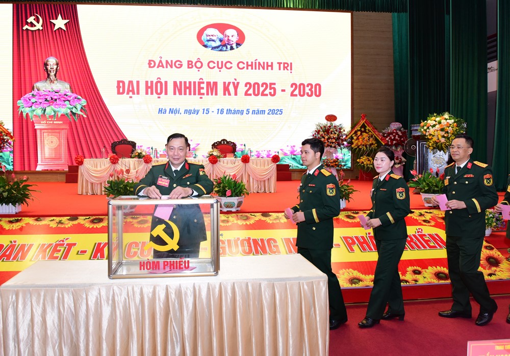 Đại hội Đảng bộ Cục Chính trị Bộ Tư lệnh Thủ đô Hà Nội nhiệm kỳ 2025 - 2030 - ảnh 5