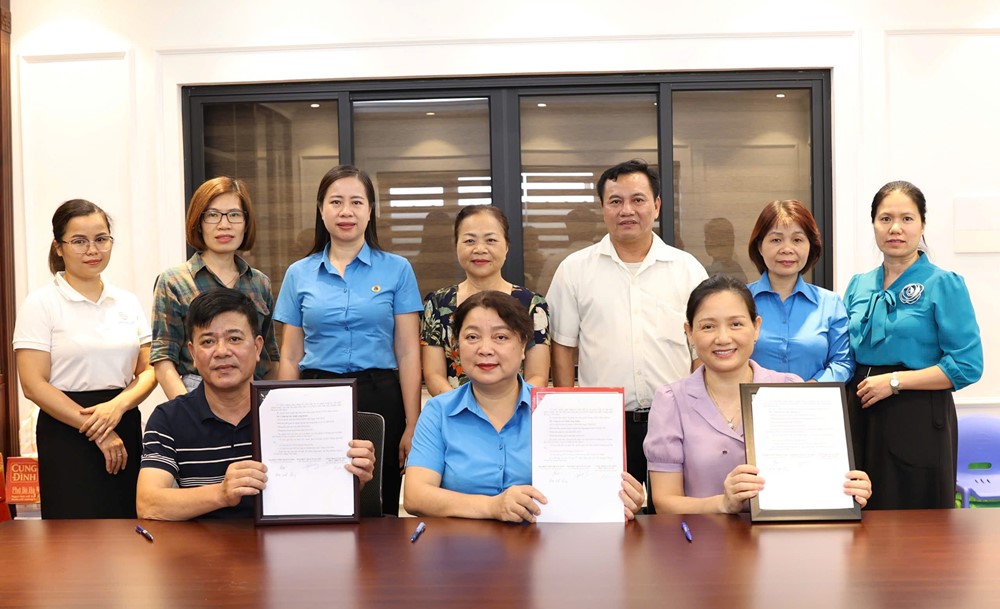 Bàn giao 40 Công đoàn cơ sở tại huyện Thanh Oai về LĐLĐ thành phố Hà Nội - ảnh 2