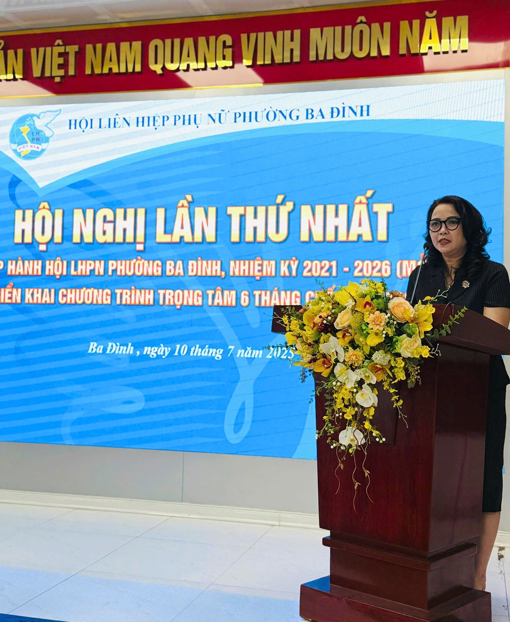 Phát động đợt thi đua cao điểm “Phụ nữ Ba Đình đoàn kết – đổi mới – sáng tạo – phát triển” - ảnh 2