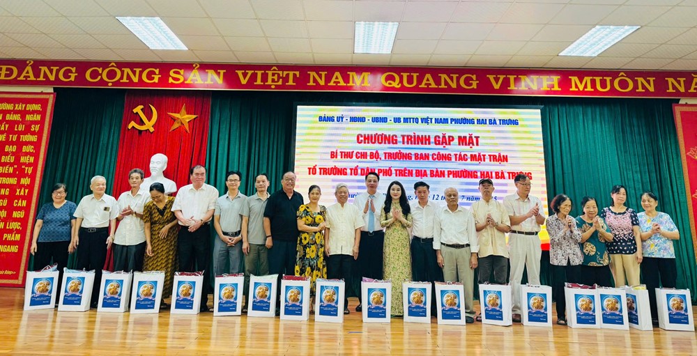 Phường Hai Bà Trưng: Gặp mặt Bí thư Chi bộ, Trưởng Ban Công tác mặt trận, Tổ trưởng Tổ dân phố - ảnh 3