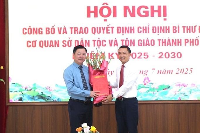 Đồng chí Nguyễn Sỹ Trường được chỉ định là Bí thư Đảng ủy Sở Dân tộc và Tôn giáo Hà Nội - ảnh 1