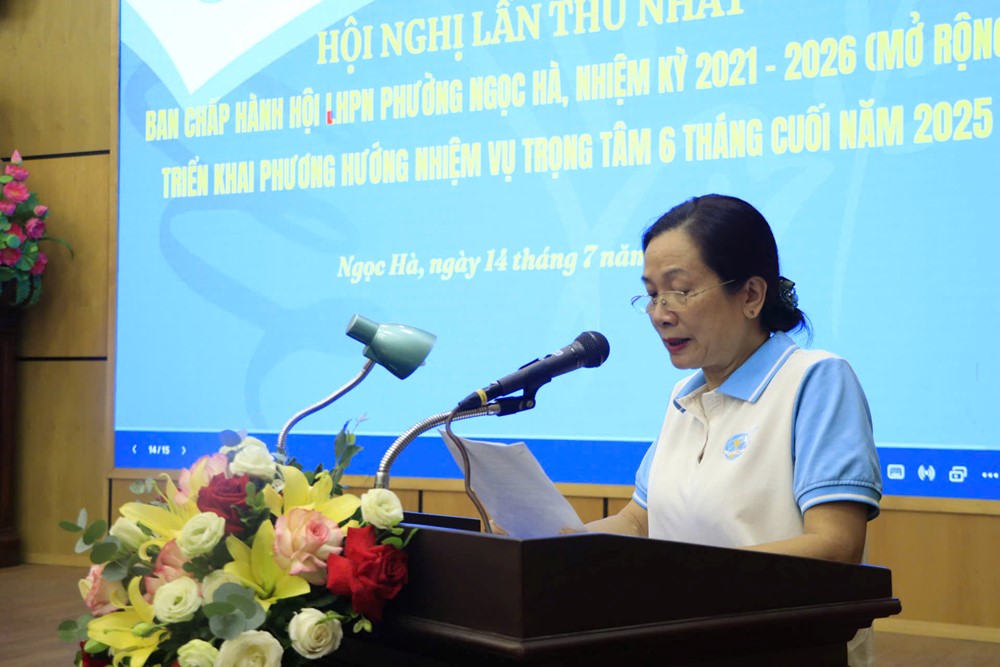 Hội LHPN phường Ngọc Hà: Quyết tâm chung sức, đồng lòng hoàn thành vượt mức và toàn diện các chỉ tiêu thi đua - ảnh 5