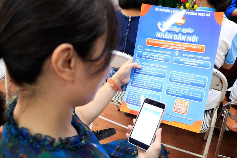 Hội LHPN phường Ngọc Hà: Đồng hành lắng nghe tiếng nói phụ nữ trong mô hình “Lắng nghe Nhân dân nói” - ảnh 9