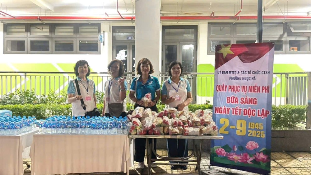 Phường Ngọc Hà: Những hành động đẹp trong ngày Quốc khánh 2/9 - ảnh 2