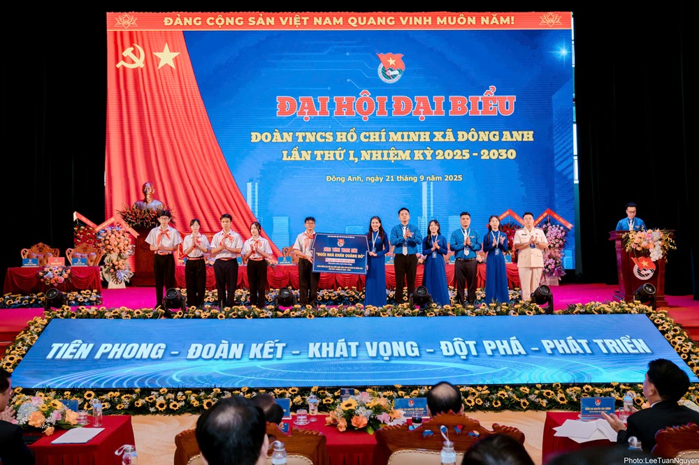 Dấu mốc khẳng định sự trưởng thành, phát triển của tổ chức Đoàn xã Đông Anh - ảnh 2