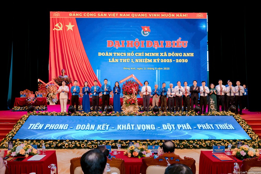 Dấu mốc khẳng định sự trưởng thành, phát triển của tổ chức Đoàn xã Đông Anh - ảnh 1