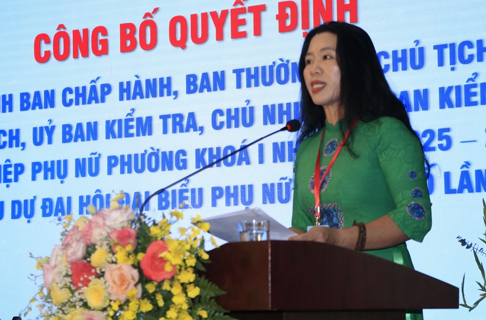 Đại hội đại biểu phụ nữ phường Giảng Võ nhiệm kỳ 2025-2030 thành công rực rỡ - ảnh 12