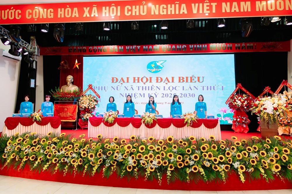 Đồng chí Nguyễn Thị Thuý Linh giữ chức Chủ tịch Hội LHPN xã Thiên Lộc nhiệm kỳ 2025 – 2030  - ảnh 2