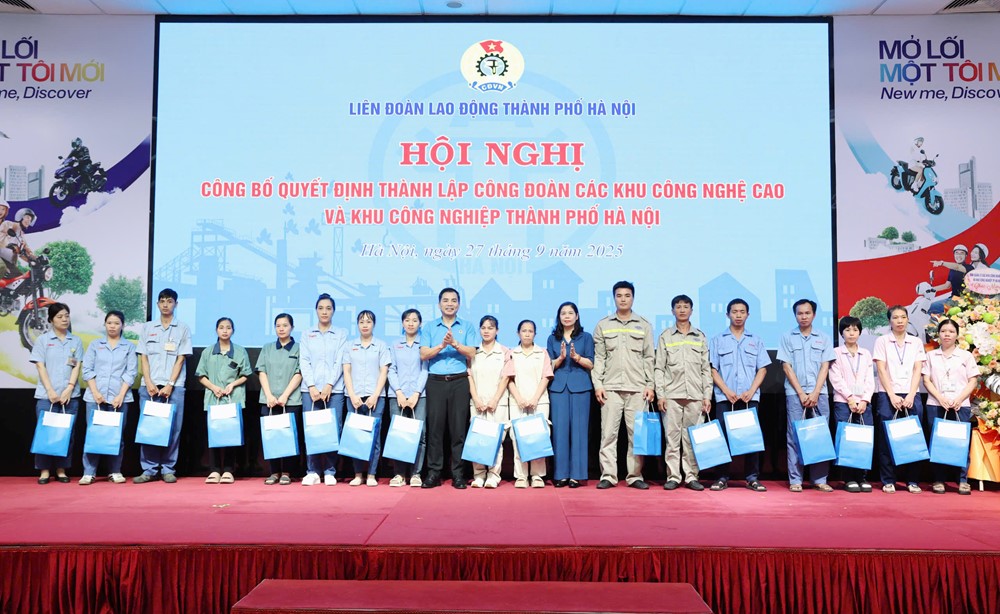 Liên đoàn Lao động thành phố: Thành lập Công đoàn các Khu công nghệ cao và Khu công nghiệp  - ảnh 4