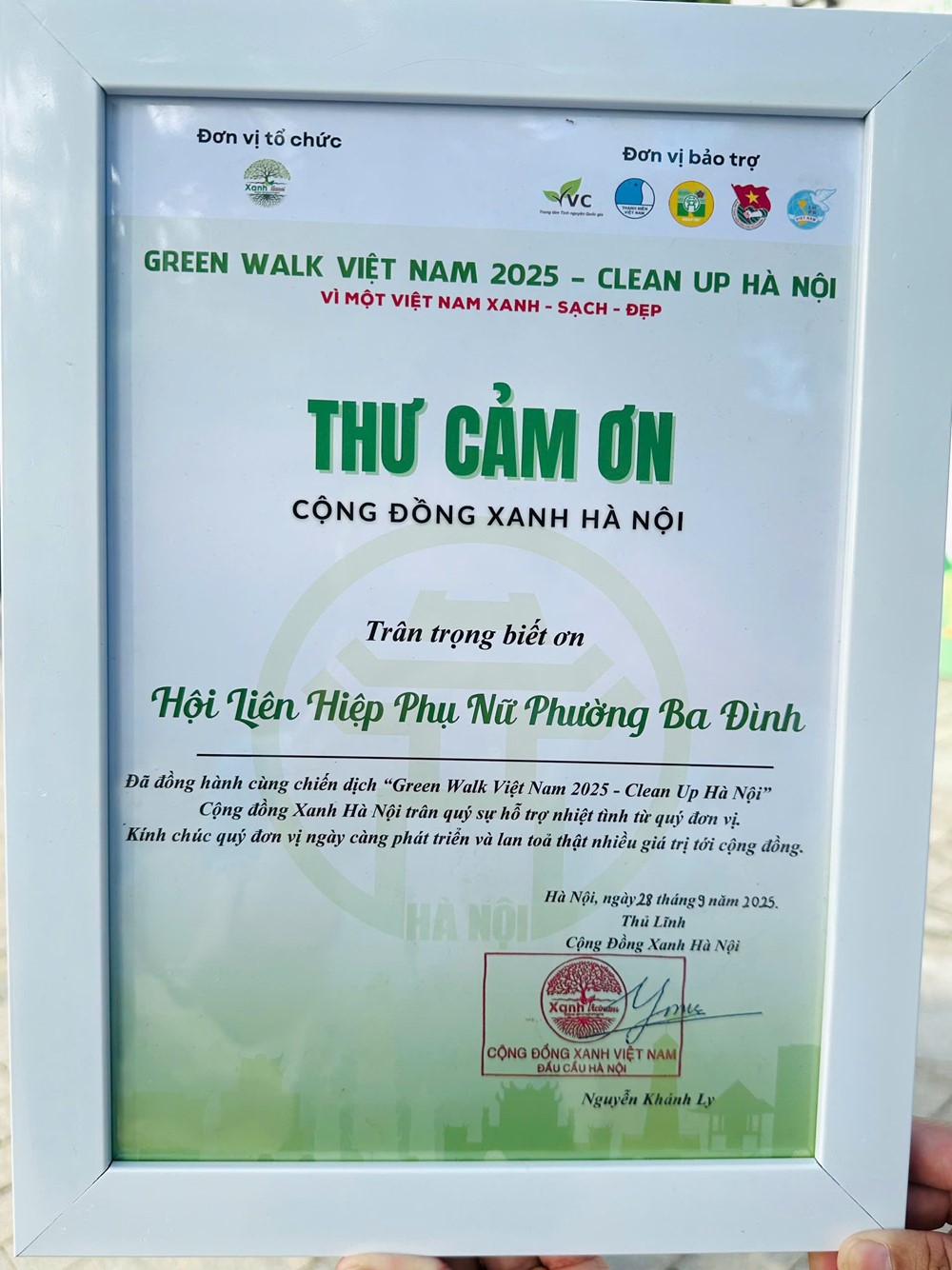 Hội LHPN phường Ba Đình: Phối hợp ra quân hưởng ứng Chiến dịch “Làm cho Thế giới sạch hơn” năm 2025 - ảnh 2