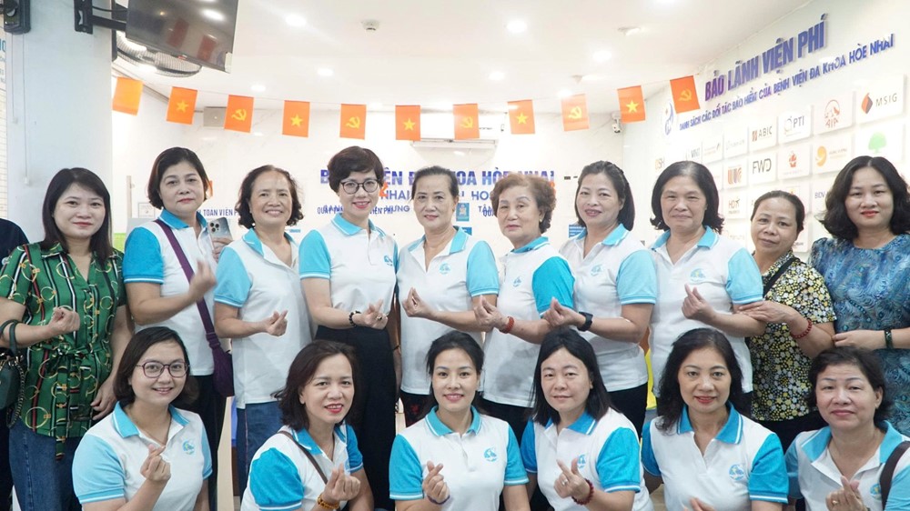 Hội LHPN phường Ba Đình: Khám sức khỏe miễn phí cho cán bộ, hội viên nòng cốt - ảnh 11