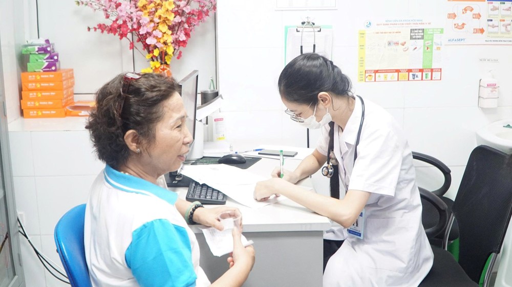 Hội LHPN phường Ba Đình: Khám sức khỏe miễn phí cho cán bộ, hội viên nòng cốt - ảnh 6