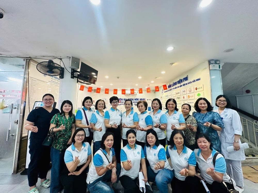 Hội LHPN phường Ba Đình: Khám sức khỏe miễn phí cho cán bộ, hội viên nòng cốt - ảnh 1
