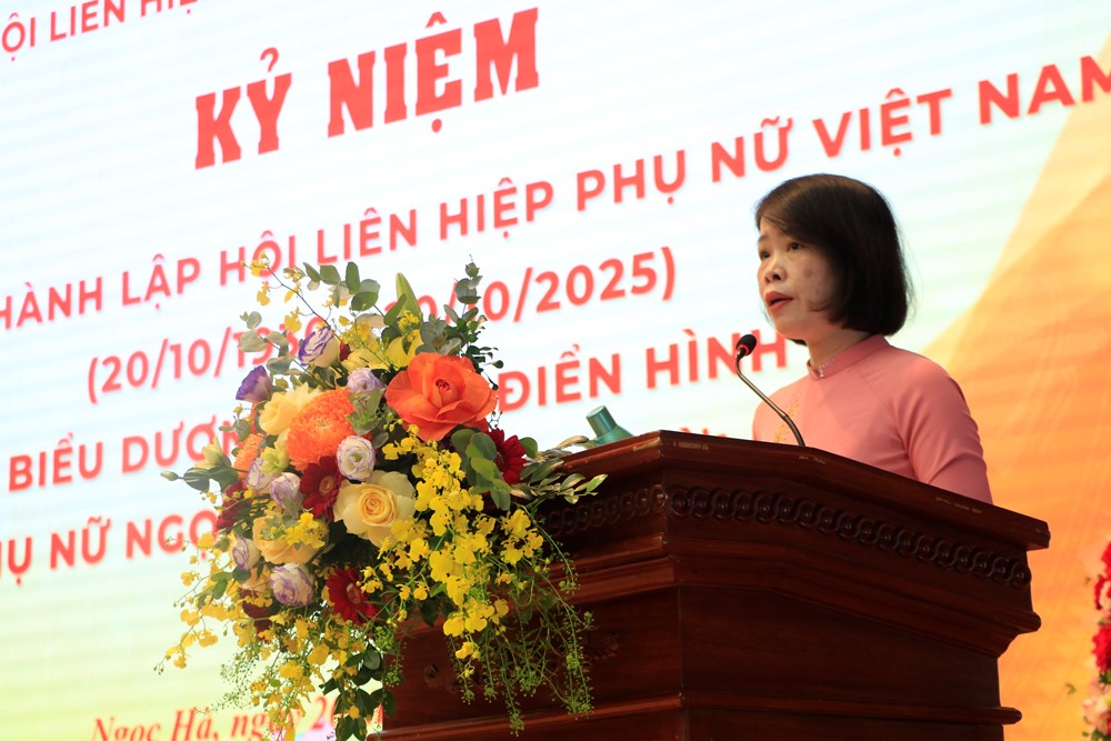 Mỗi phụ nữ Ngọc Hà phấn đấu trở thành một hình ảnh đẹp của người phụ nữ Việt Nam hiện đại - ảnh 2