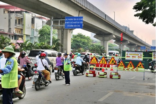 Hà Nội: Điều chỉnh tổ chức giao thông trên đường Trần Phú (quận Hà Đông) - ảnh 1