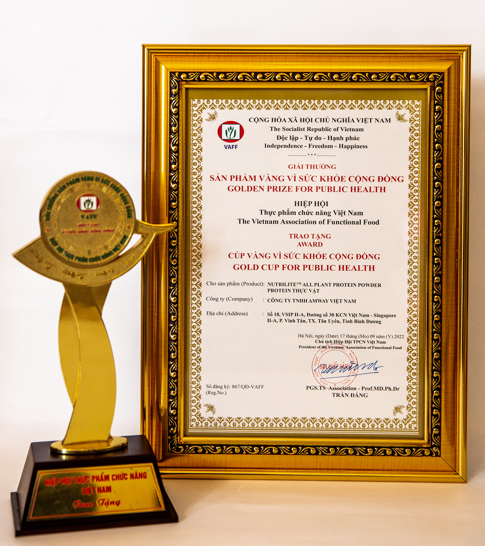 Amway Việt Nam lần thứ 10 nhận giải thưởng “sản phẩm vàng vì sức khỏe cộng đồng” - ảnh 2