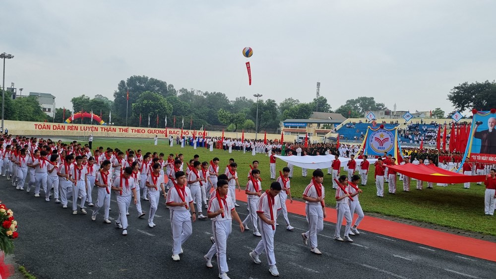 Thị xã Sơn Tây khai mạc Đại hội Thể dục thể thao lần thứ X năm 2022 - ảnh 3