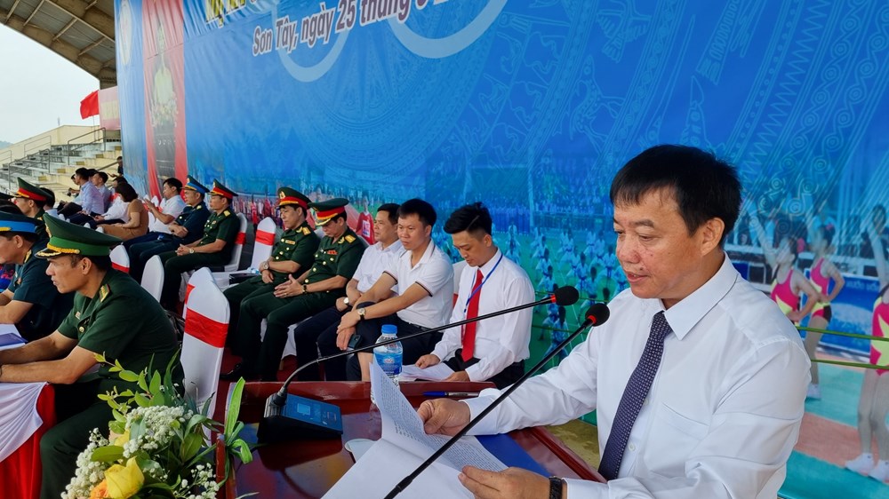 Thị xã Sơn Tây khai mạc Đại hội Thể dục thể thao lần thứ X năm 2022 - ảnh 2