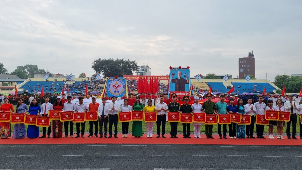 Thị xã Sơn Tây khai mạc Đại hội Thể dục thể thao lần thứ X năm 2022 - ảnh 6