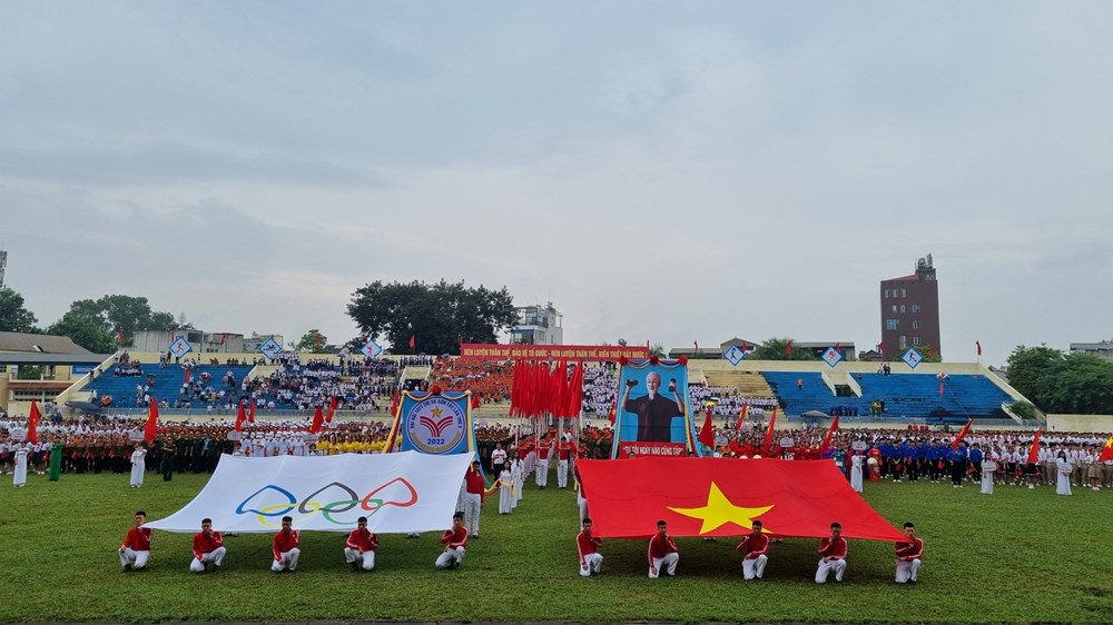 Thị xã Sơn Tây khai mạc Đại hội Thể dục thể thao lần thứ X năm 2022 - ảnh 4