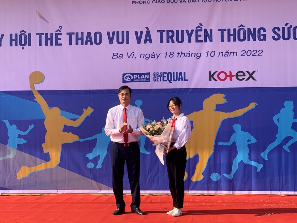 Hơn 1.000 học sinh tham gia “Ngày hội thể thao vui và truyền thông sức khỏe sinh sản - ảnh 1
