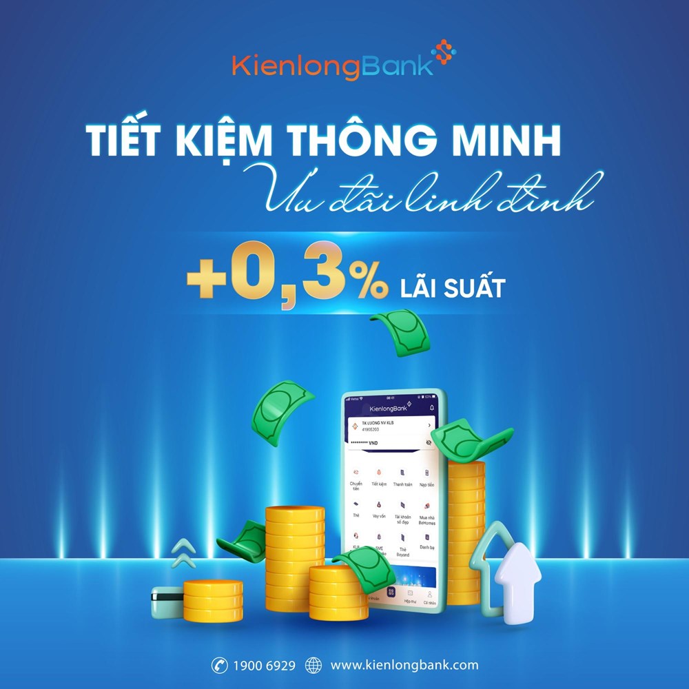 KienlongBank điều chỉnh lãi suất ngắn hạn lên tối đa 6%/năm - ảnh 2