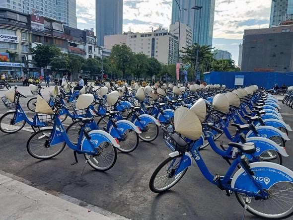 Hà Nội đề xuất thí điểm dịch vụ xe đạp đô thị - ảnh 1