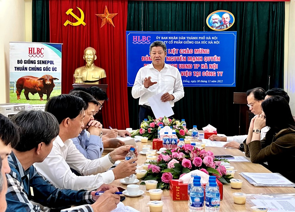 Phó chủ tịch UBND Nguyễn Mạnh Quyền làm việc với hai doanh nghiệp tại huyện Gia Lâm - ảnh 4