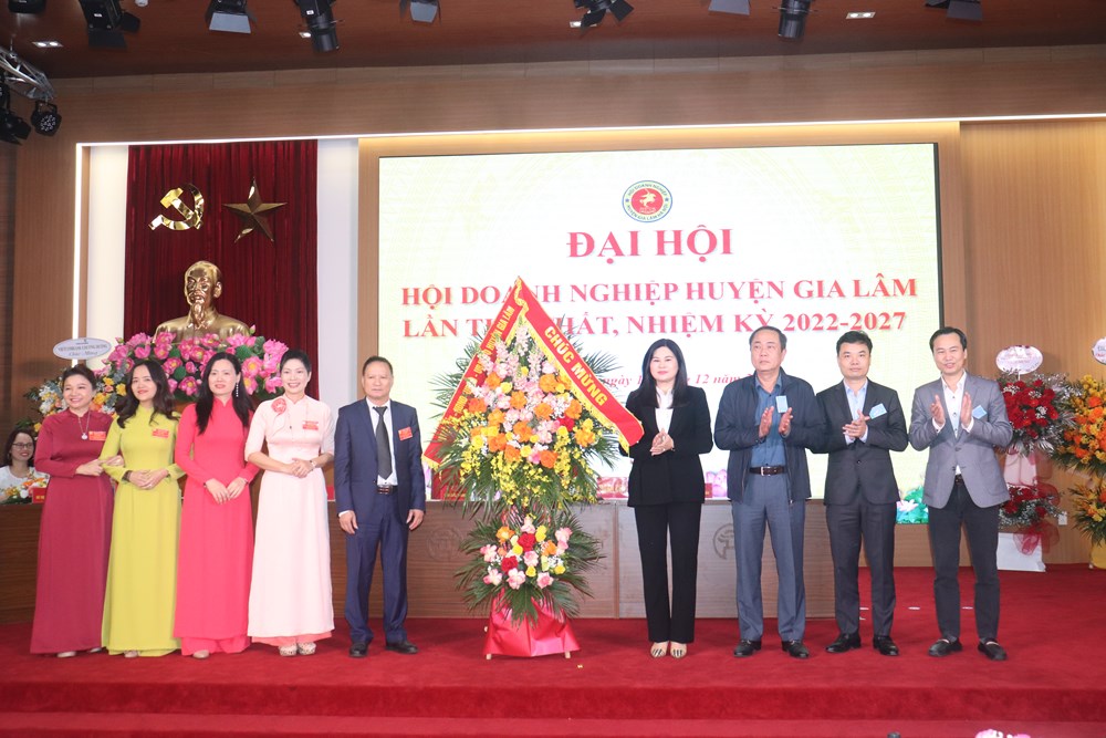 Hội Doanh nghiệp huyện Gia Lâm tổ chức Đại hội lần thứ nhất, nhiệm kỳ 2022-2027 - ảnh 2