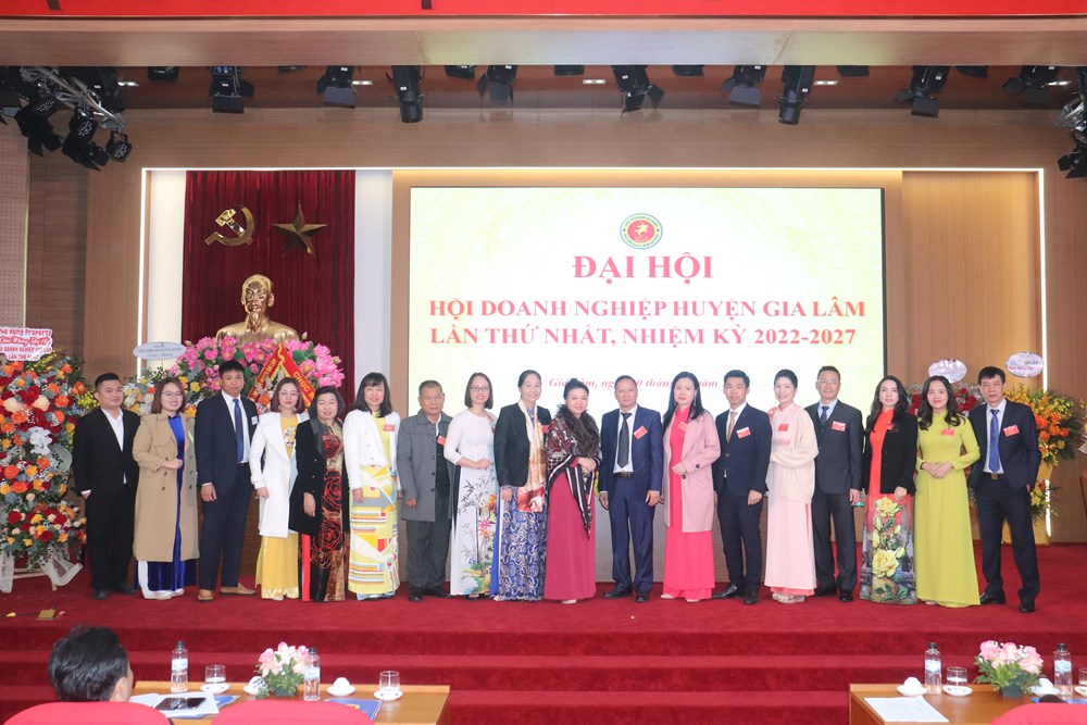 Hội Doanh nghiệp huyện Gia Lâm tổ chức Đại hội lần thứ nhất, nhiệm kỳ 2022-2027 - ảnh 4
